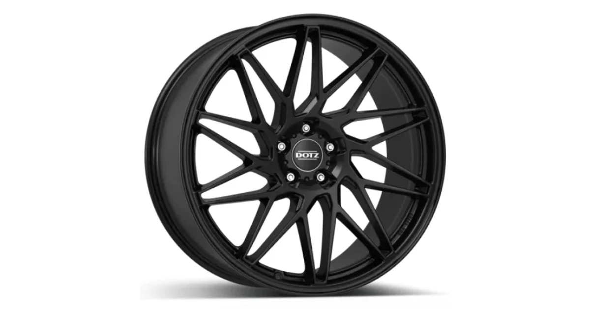 DOTZ Tanaka Black. Matte black alloy wheel from Teräs-Rengas