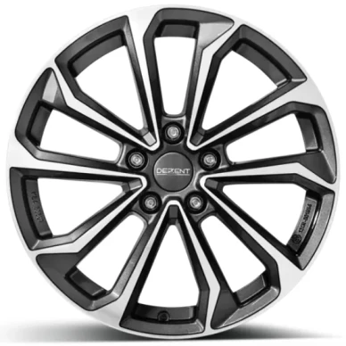 Gunmetal Alumiinivanne Dezent 2 kuva