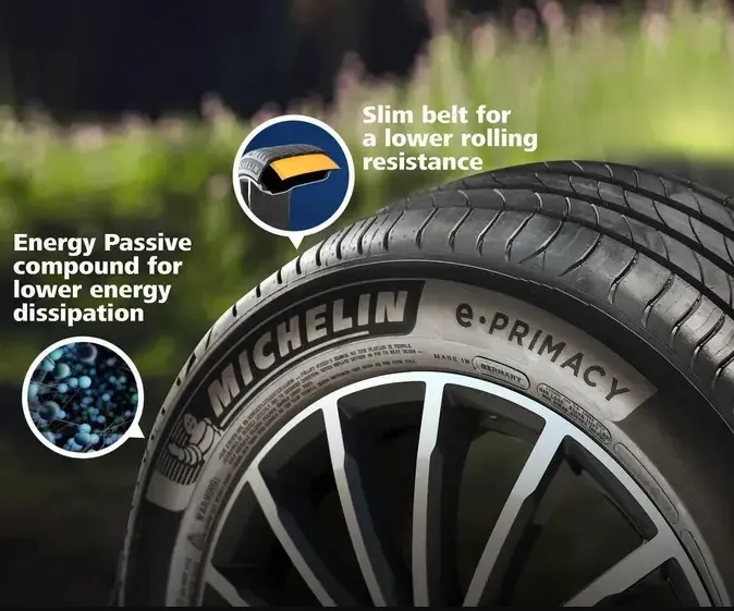 Michelin E Primacy summer tire for electric and hybrid cars