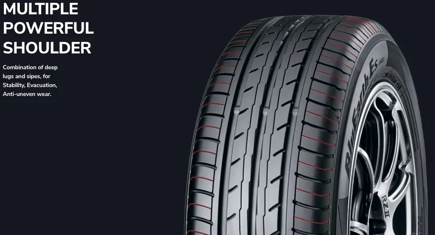 Yokohama ES32. Cheap touring summer tire for passenger cars