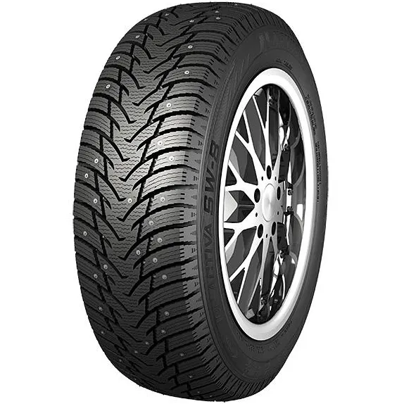 Nankang SW-8 Ice Activa studded tires in Oulu. Teräs-Rengas