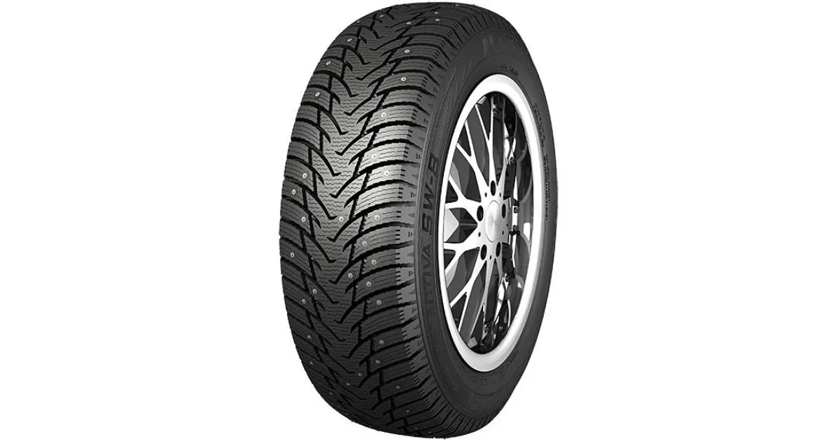 Nankang SW-8 Ice Activa studded tires in Oulu. Teräs-Rengas
